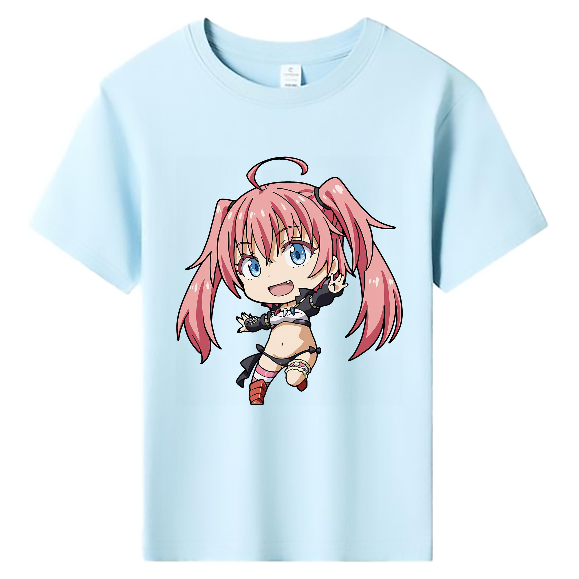 （画像用） 転スラ Regarding Reincarnated to Slime 綿100％キッズTシャツ（フロントプリント）